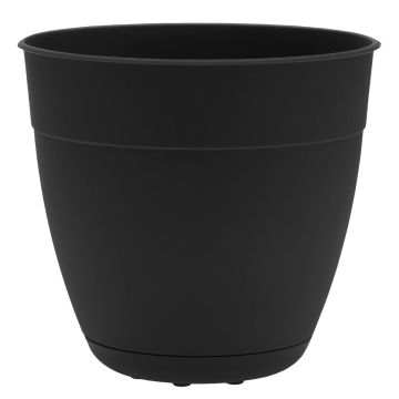 Bloem, Dayton Round Planter, Black