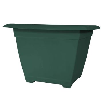 Bloem, Dayton Square Planter, Turtle Green, 15"