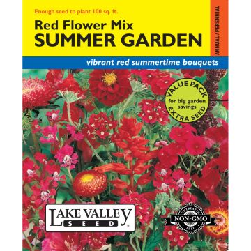 Summer Garden Mix 'Red' Value Pack, 100 sqft