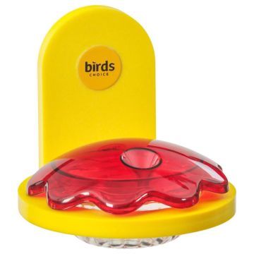 Birds Choice Plastic Window Bird Feeder Yellow