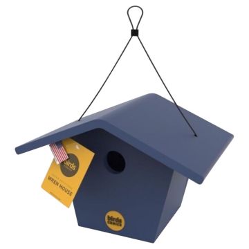 Birds Choice Plastic Wren Bird House Blue