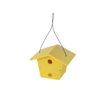 Birds Choice Plastic Wren Bird House Yellow