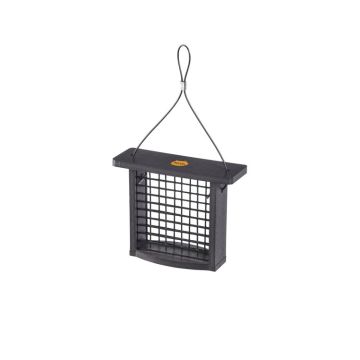Birds Choice Plastic Suet Bird Feeder Black