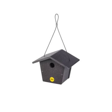 Birds Choice Plastic Wren Bird House Black
