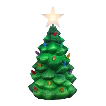Mr. Christmas Christmas Tree Blow Mold LED Multi 24" tall