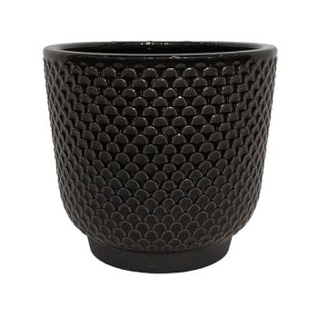 BORDER CONCEPTS Crescent Pot 'Charcoal'
