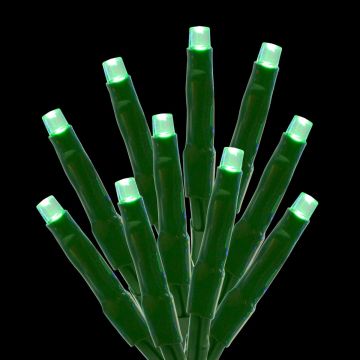 Holiday Bright Lights LED Rice Strand Green