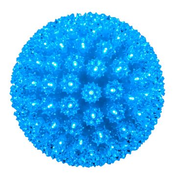 Holiday Bright Lights LED Sphere Blue 10IN