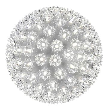 Holiday Bright Lights LED Sphere Pure White 10 IN