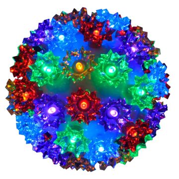 Holiday Bright Lights LED Sphere Multi-Colored 6IN