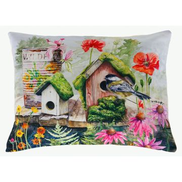 Magnolia Casual 13 X 18" Garden Birdhouses Pillow