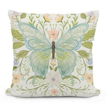 Magnolia Casual 18 X 18" Whimsy Butterfly Pillow