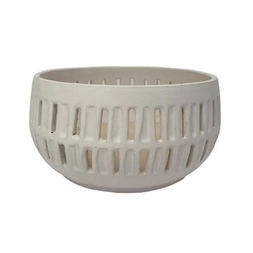 BORDER CONCEPTS Orchid Pot 'Slotted Bowl' Cotton