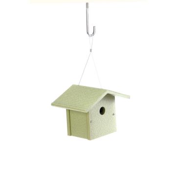 Birds Choice Plastic Wren Bird House Sea Salt