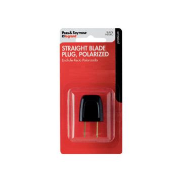 Pass & Seymour, 10A Black Easy Installation Quick Plug