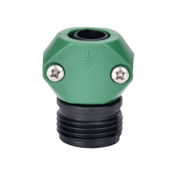 Poly Male Coupler, 1/2"