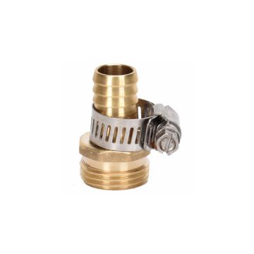 Green Thumb, 5/8", Brass Male Hose Mender, Heavy Duty