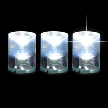 Gabriel Lights® LED 5MM Cool White & Sparkle Bulbs Green Cord 70L/34.5FT