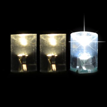 Gabriel Lights® LED 5MM Warm White & Sparkle Bulbs Green Cord 70L/34.5FT