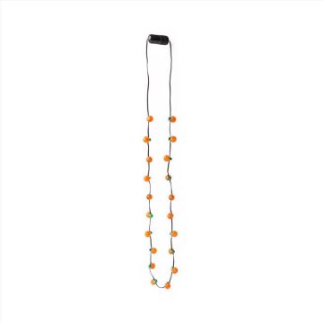 Spooky Lights LED Pumpkin Necklace, 1pk
