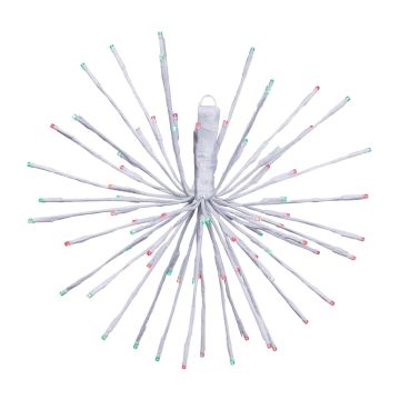 Holiday Bright Lights Double Twinkle Starlight Burst Hollyberry 16IN