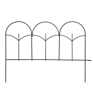 Panacea, Garden Fence Black, 14x18"