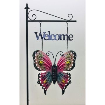 Butterfly on Hanger Metal Stake