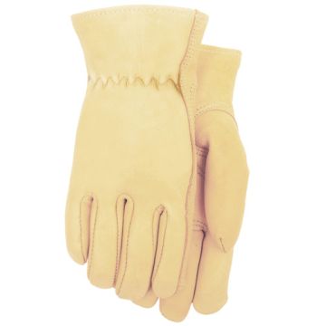 Midwest Thinsulate™ Lined Work Glove Smooth Grain Cowhide Leather Elastic Cuff