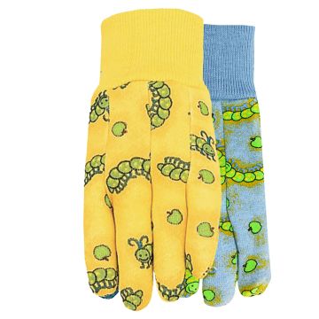 Midwest Quality Gloves Caterpillar Jersey Garden Gloves, Youth