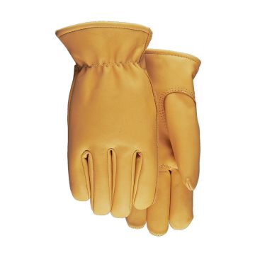 Midwest Quality Gloves Saddletan Leather Yellow Gloves