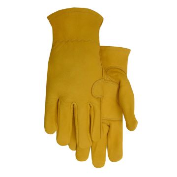 Midwest Quality Gloves Leather Yellow Gloves