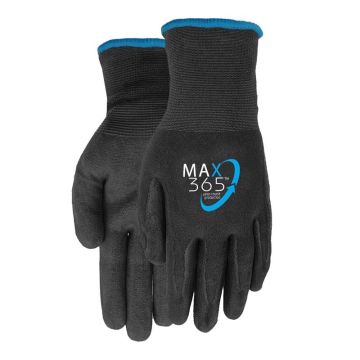 Midwest Quality Gloves Max 365 Grip Gloves Black/Blue