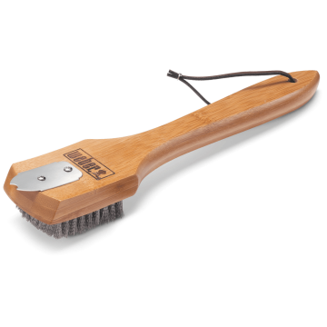 Weber 12"" Bamboo Grill Brush & Scraper