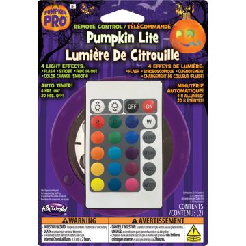Fun World Deluxe Remote Pumpkin Light