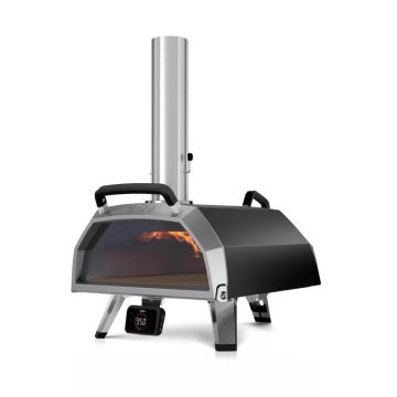 Ooni Karu 2 Pro Charcoal/Wood Chunk Outdoor Pizza Oven Foundry, Black