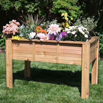 Real Wood Products 45" Cedar Elevated Raised Bed Kit