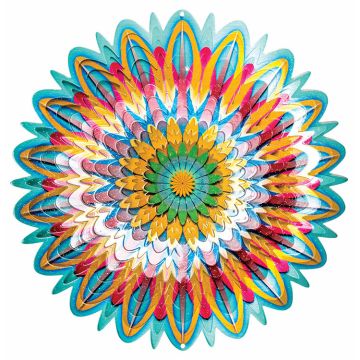 Spinfinity Design Wind Spinner, Mandala Floral