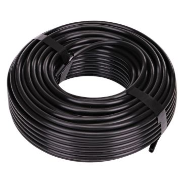 Raindrip Water Supply Tubing, Black Polyethylene, 1/4-In. x 100 Ft.