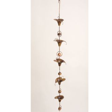 Flamed Calla Lily Ornament, 48"