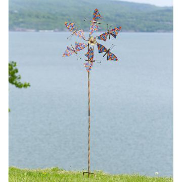 Floral Butterflies Spinner, 62"