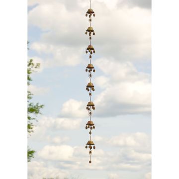 Ancient Graffiti, Metal Bells Rain Chain 96IN