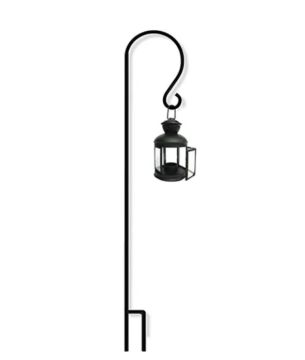 Border Concepts Lantern Shepard Hook 3/8" Round Bar 3.75FT