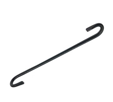 Border Concepts Offset Hook Black 9IN