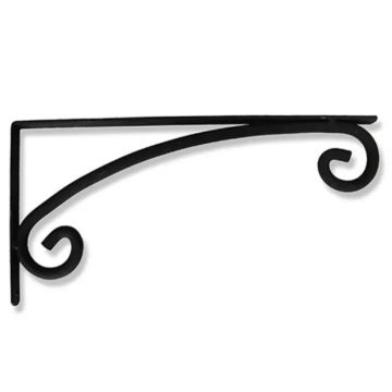 Border Concepts Heavy Duty Hanger Wall Bracket Black 20IN Reach
