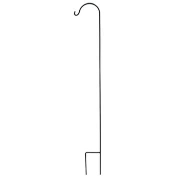 Border Concepts Tall Single Crane Hook Black 7.3FT