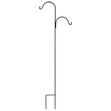Border Concepts Tall Off-Set Double Crane Hook Black 7.3FT