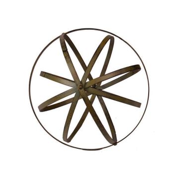 A&B Floral Wrought Iron Folding Ball