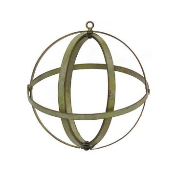 A&B Floral Hanging Wrought Iron Ball