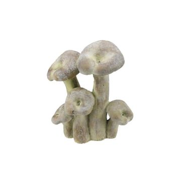 A&B Floral Tall Cement Mushroom Cluster Statue