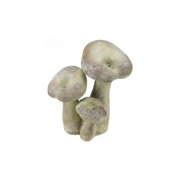 A&B Floral Small Cement Mushroom Cluster Statue